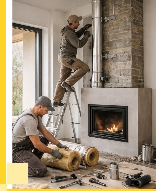 Монтаж дымоходов для каминов в Ейске от 15459 р. ЭриданЕск