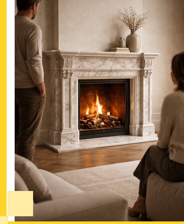 Мраморные камины под ключ в Ейске от 257650 р. | ЭриданЕск