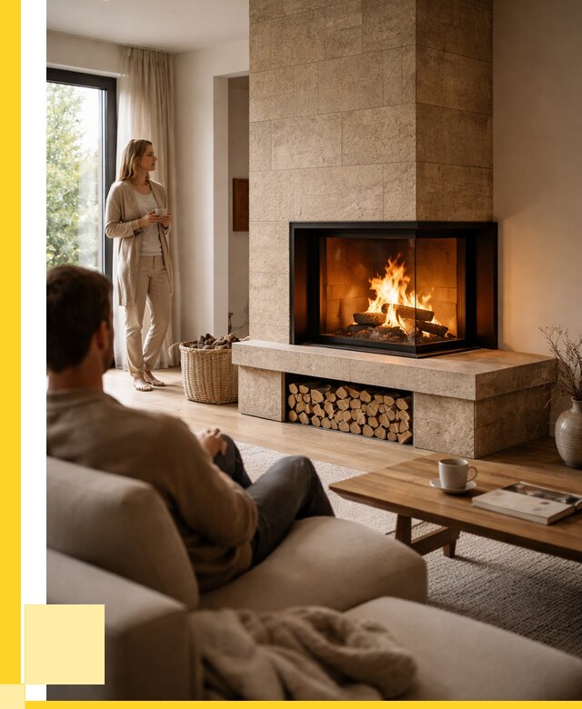 Угловые камины из кирпича установка в Ейске от 154590 р. ЭриданЕск