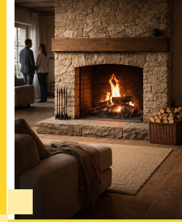 Открытые камины под ключ в Ейске от 154590 р. ЭриданЕск