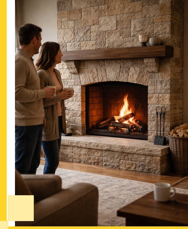 Каменные камины на заказ в Ейске от 185508 р. | ЭриданЕск