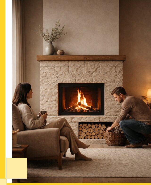 Камины для дома в Ейске под ключ от 154590 р. | ЭриданЕск