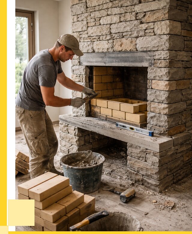 Кладка каминов и камина в Ейске от 25765 р. ЭриданЕск