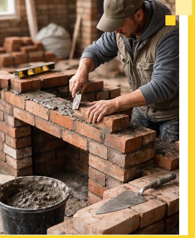 Кладка каминов под ключ в Ейске профессиональная отделка и монтаж