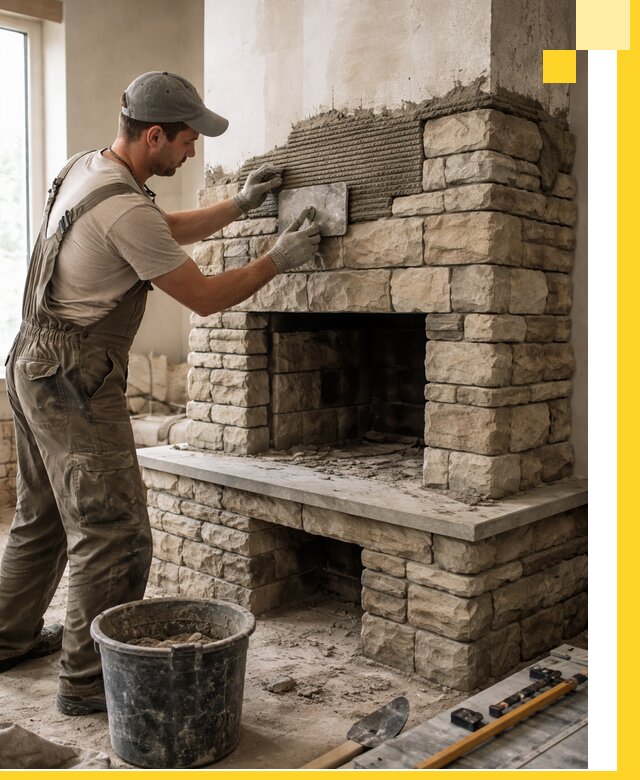 Строительство каминов под ключ в Ейске от проектирования до монтажа