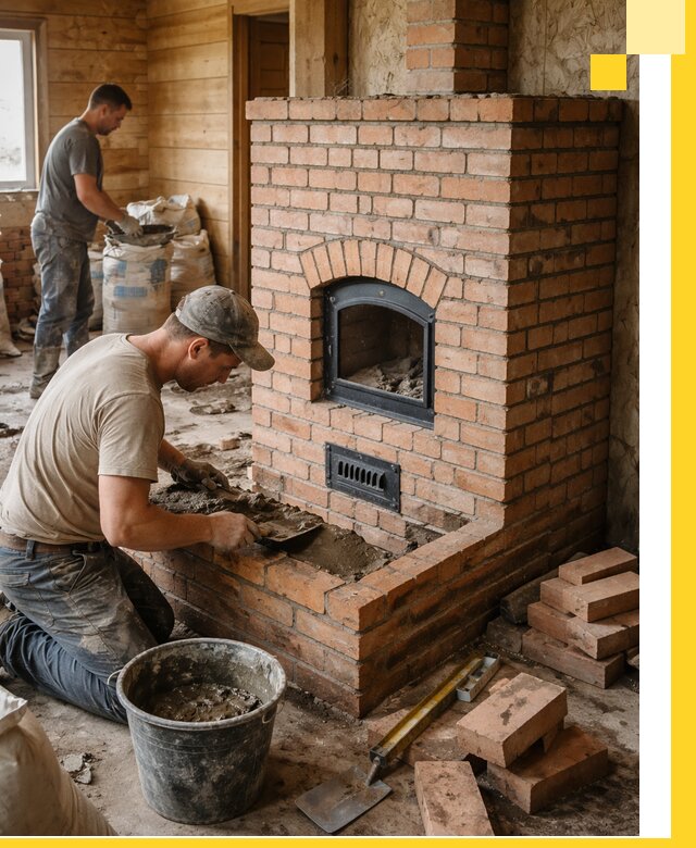 Профессиональное строительство печей в Ейске под ключ