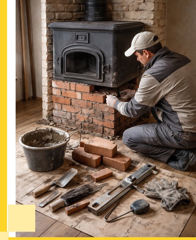 Ремонт печей в Ейске от 12367 р., услуги печника ЭриданЕск