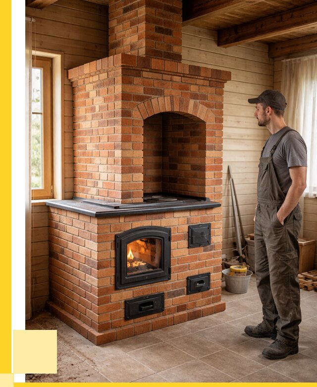 Кирпичные печи в Ейске: купить от 154590 р. | ЭриданЕск