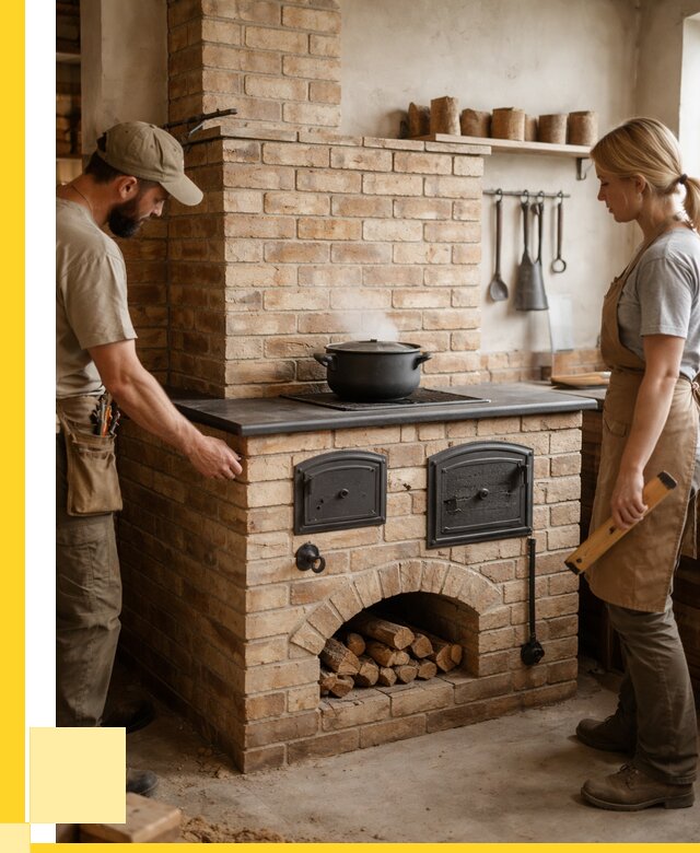 Варочно отопительные печи в Ейске от 92754 р. | ЭриданЕск