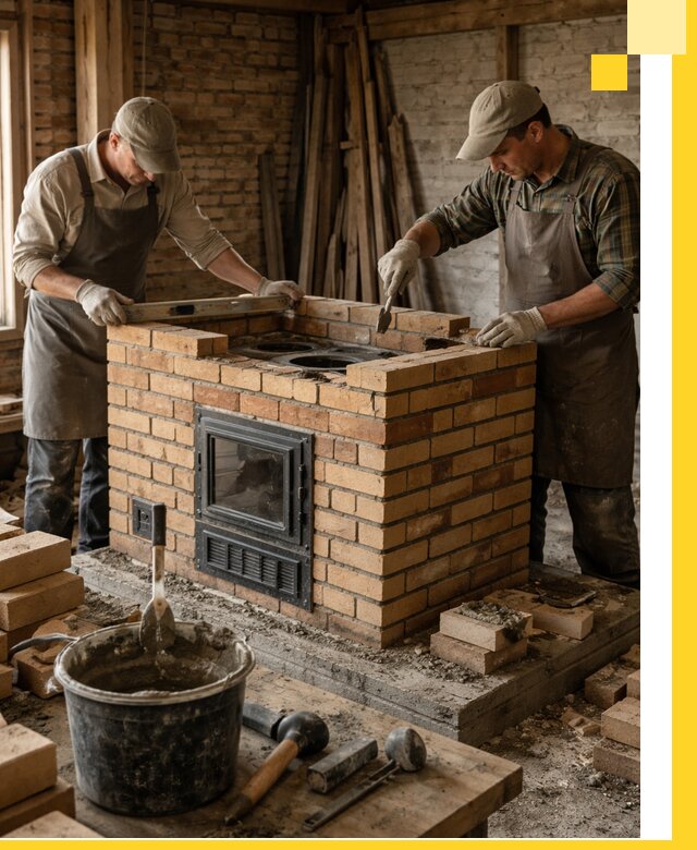 Изготовление и установка варочных печей под ключ в Ейске