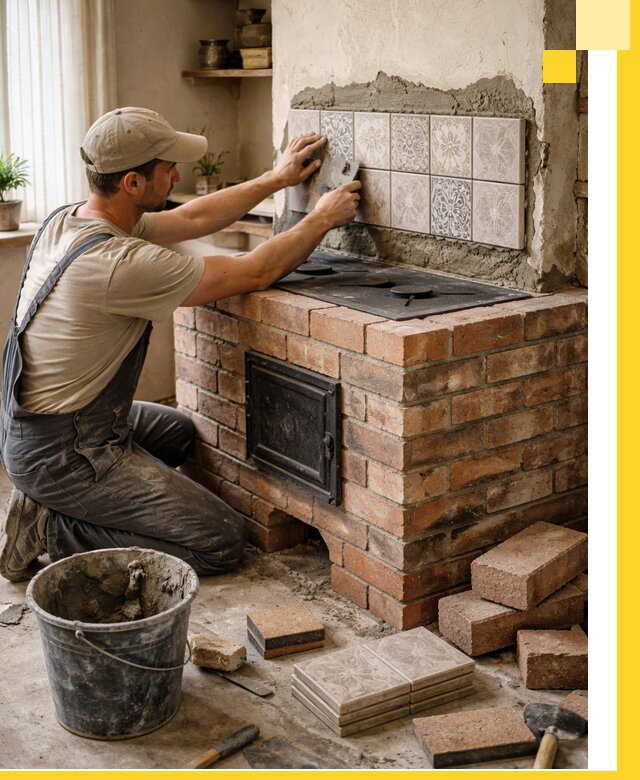 Печи с плитой на заказ монтаж гарантия и сервис в Ейске