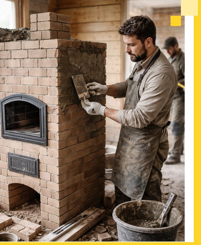 Изготовление и установка печей-шведок под ключ в Ейске