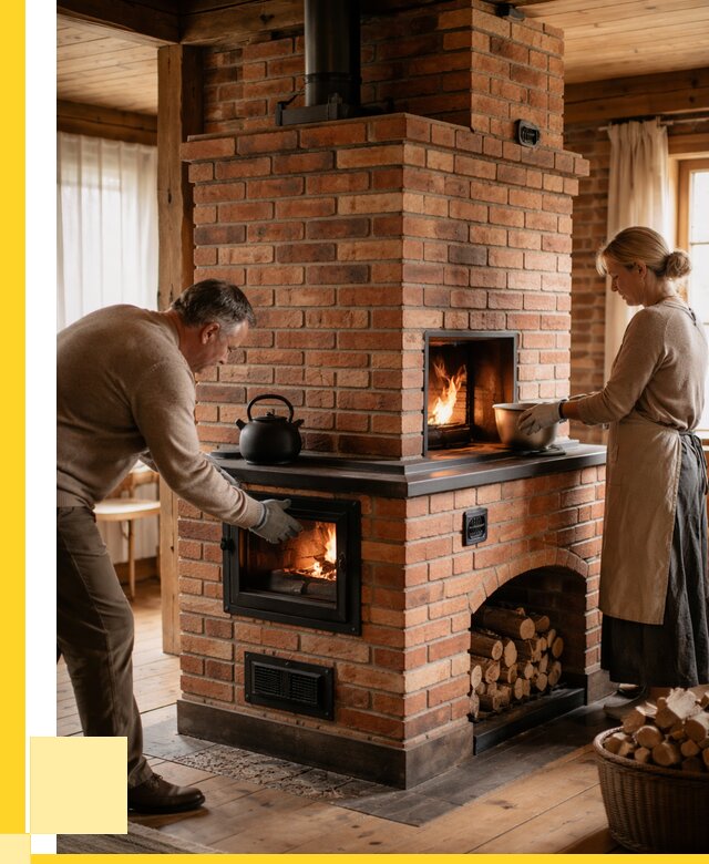 Печи для загородного дома под ключ в Ейске от 82448 р. | ЭриданЕск