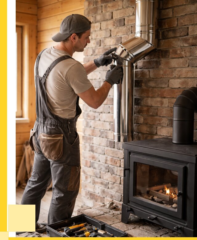 Монтаж дымоходов для печей в Ейске от 7730 р. | ЭриданЕск