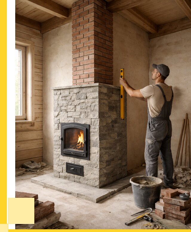 Печи и дымоходы под ключ в Ейске от 46377 р., ЭриданЕск