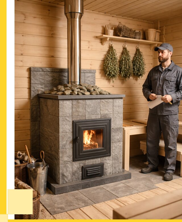 Печи для бани под ключ в Ейске от 123672 р. | ЭриданЕск