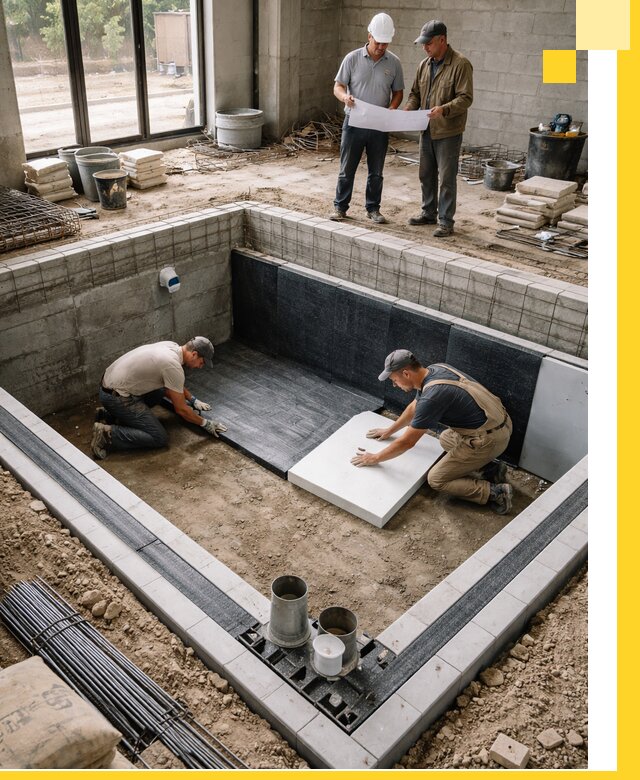 Проекты частных и общественных бассейнов под ключ в Ейске