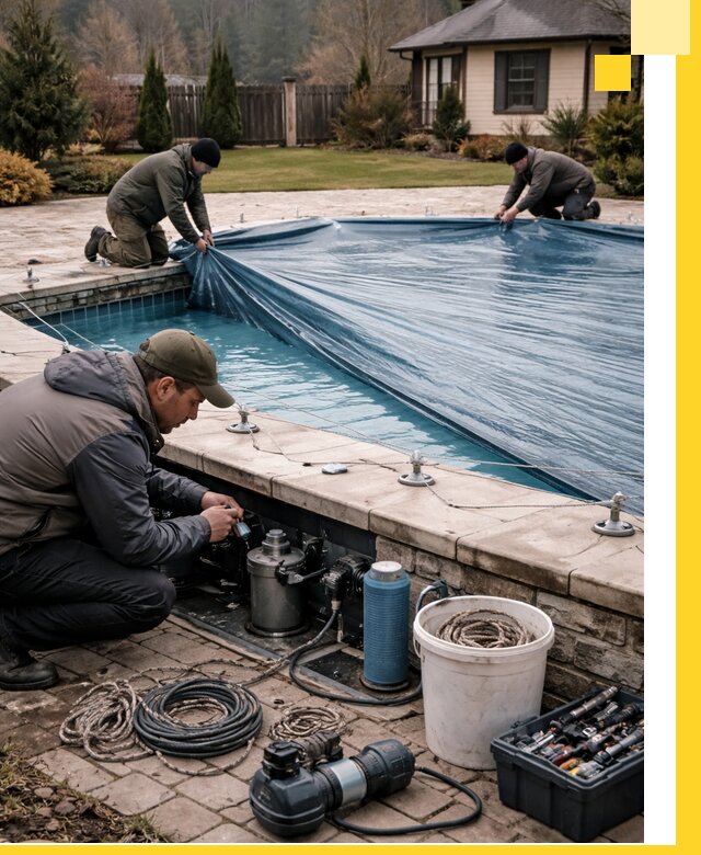 Консервация бассейнов в Ейске: подготовка к длительному хранению