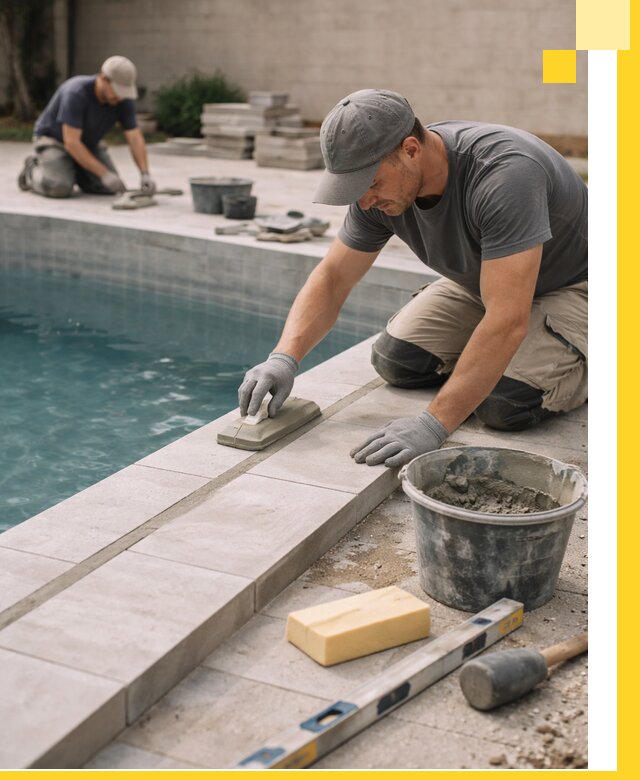 Отделка бассейнов в Ейске: декоративная отделка и гидроизоляция