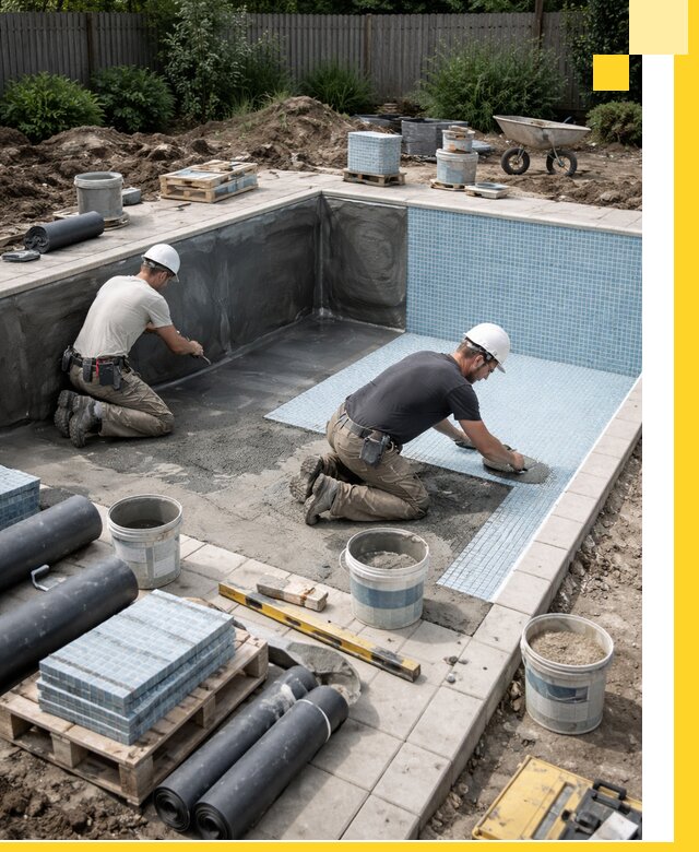 Проектирование и строительство стационарных бассейнов в Ейске