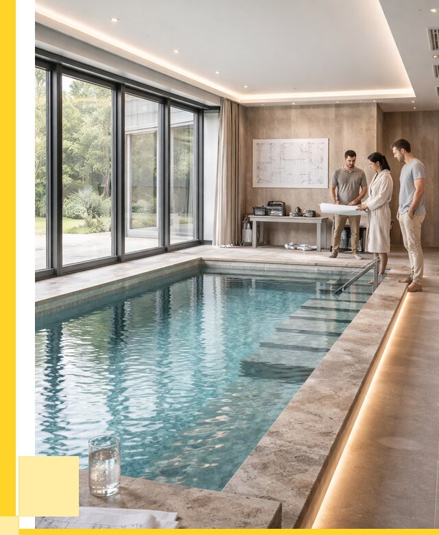 Закрытые бассейны под ключ в Ейске от 2576500 р. | ЭриданЕск