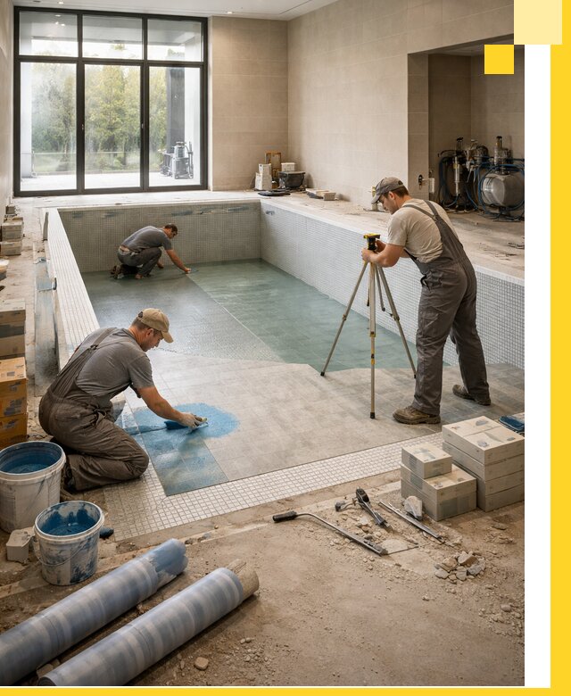 Проект и строительство закрытых бассейнов в Ейске под ключ