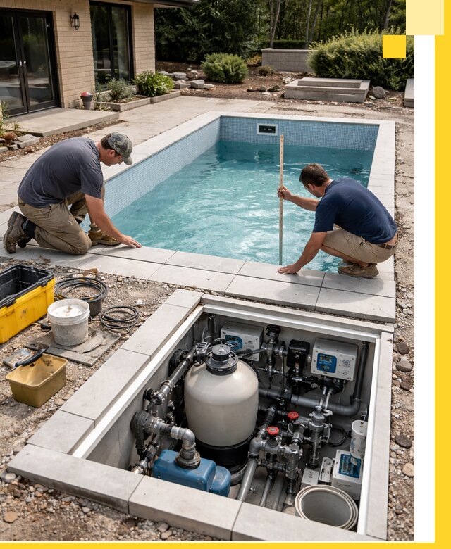 Строительство качественных домашних бассейнов под ключ в Ейске