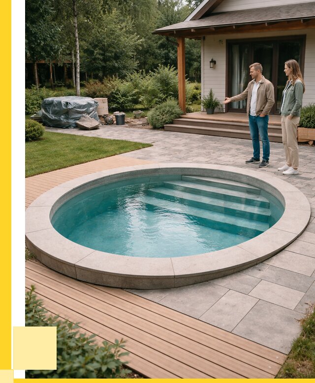 Бассейн на даче под ключ в Ейске от 206120 р., ЭриданЕск