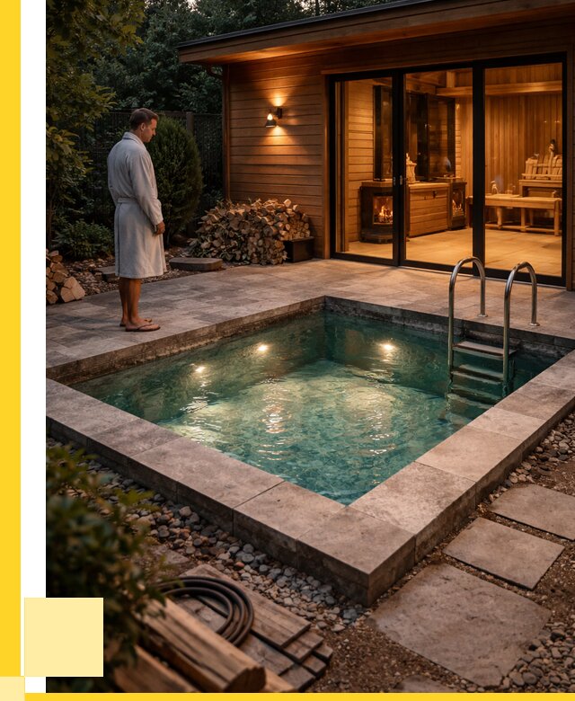 Бани с бассейном под ключ в Ейске от 97907 р. | ЭриданЕск