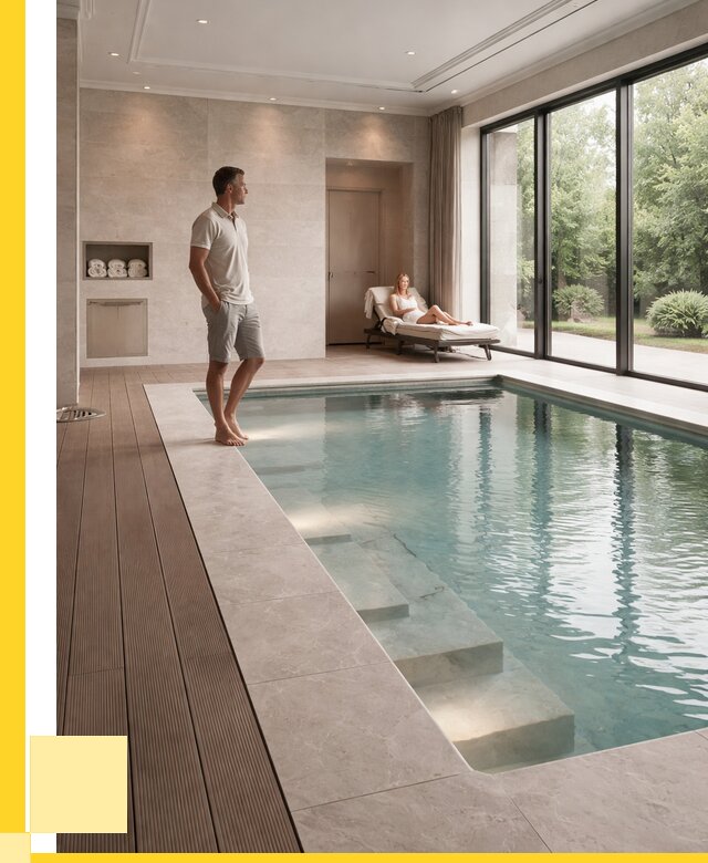 Бассейны в коттедже под ключ в Ейске от 1236720 р. | ЭриданЕск