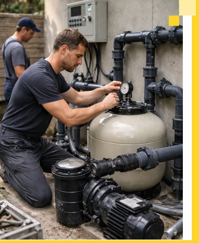 Поставка и монтаж фильтровального оборудования для бассейнов в Ейске