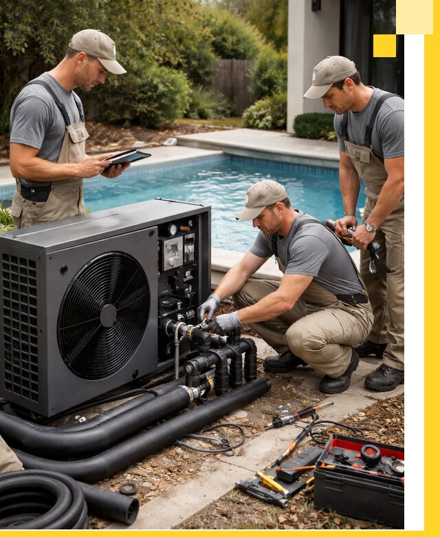 Проектирование и установка тепловых насосов для бассейнов в Ейске