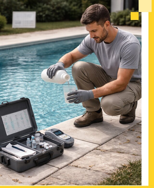 Профессиональная дезинфекция воды в бассейне в Ейске