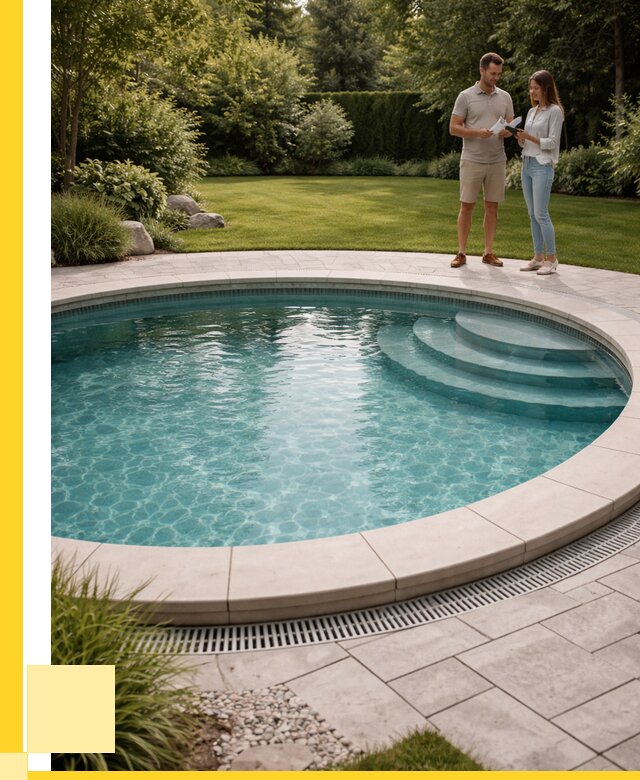 Круглые каркасные бассейны купить в Ейске от 257650 р. | ЭриданЕск