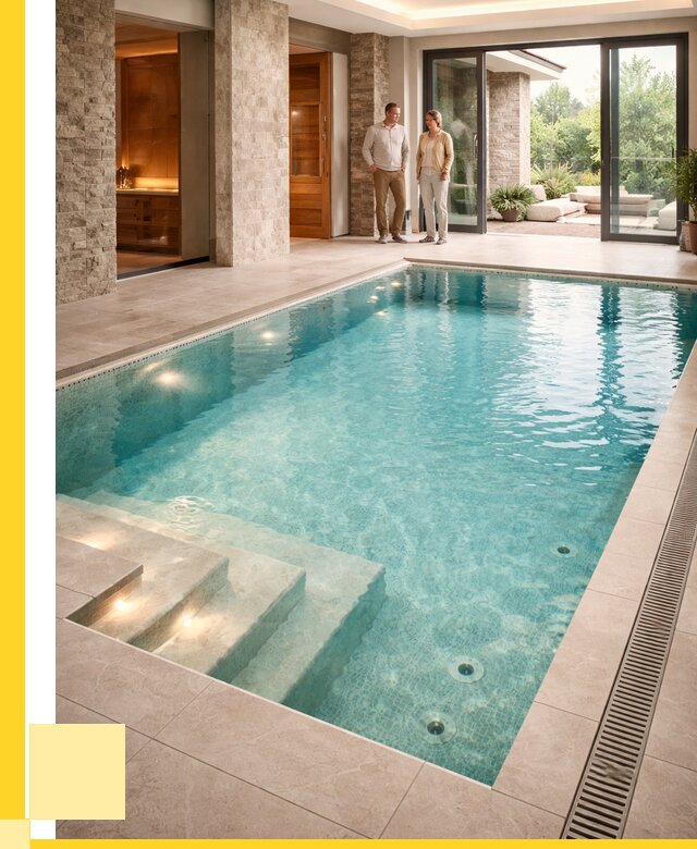 Бассейн во дворе в Ейске: проект, отделка от 1236720 р. | ЭриданЕск