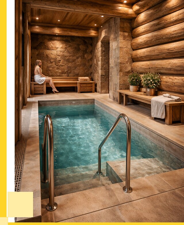 Аренда бани с бассейном в Ейске от 1545900 р. | ЭриданЕск