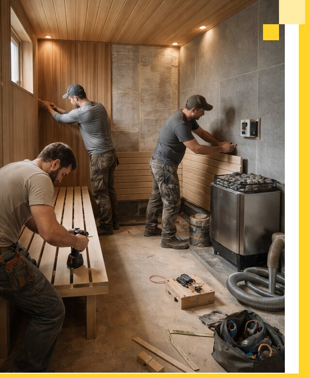 Сауны под ключ в Ейске, проектирование, строительство, отделка