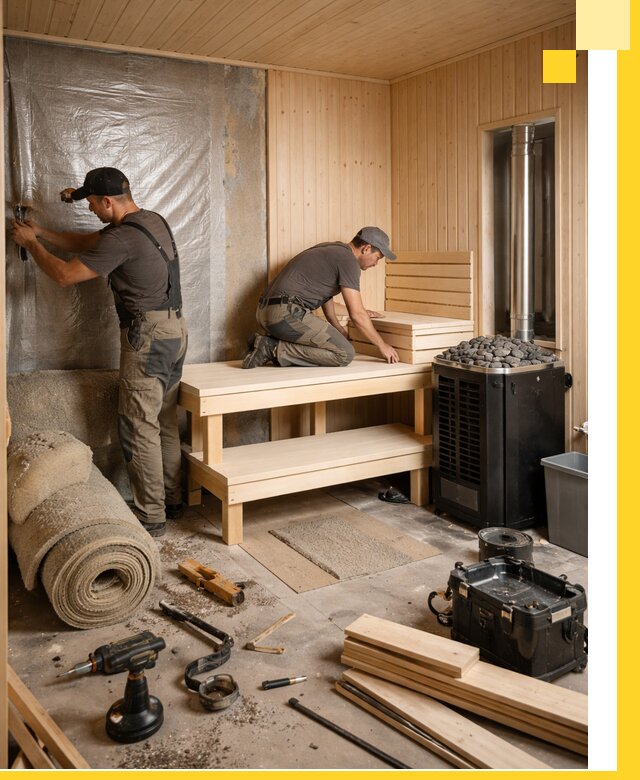 Проекты саун под ключ в Ейске дизайн и строительство