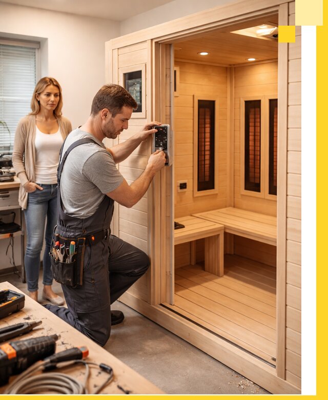 Инфракрасные сауны под ключ в Ейске продажа и установка