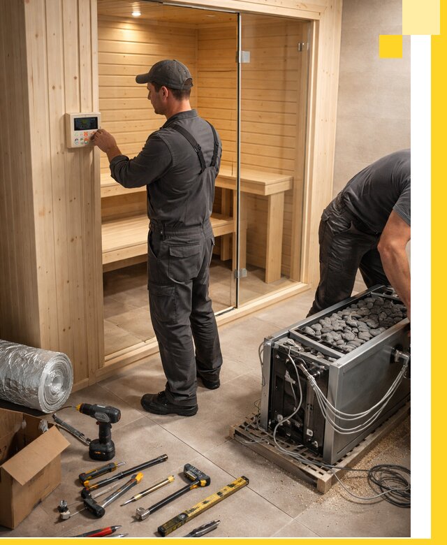 Поставка, установка и монтаж электрических саун в Ейске