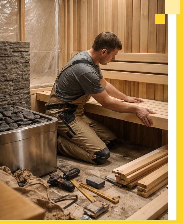 Сауны для дома под ключ с проектированием и монтажом в Ейске