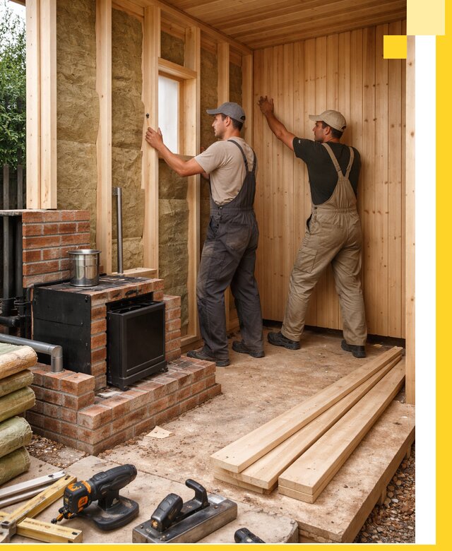 Строительство и установка дачных саун под ключ в Ейске