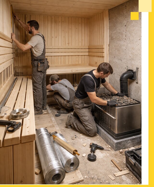 Индивидуальные сауны на заказ в Ейске под ключ, проект и монтаж