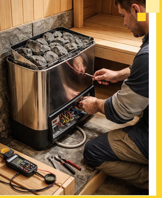 Продажа и установка электрокаменок для саун в Ейске