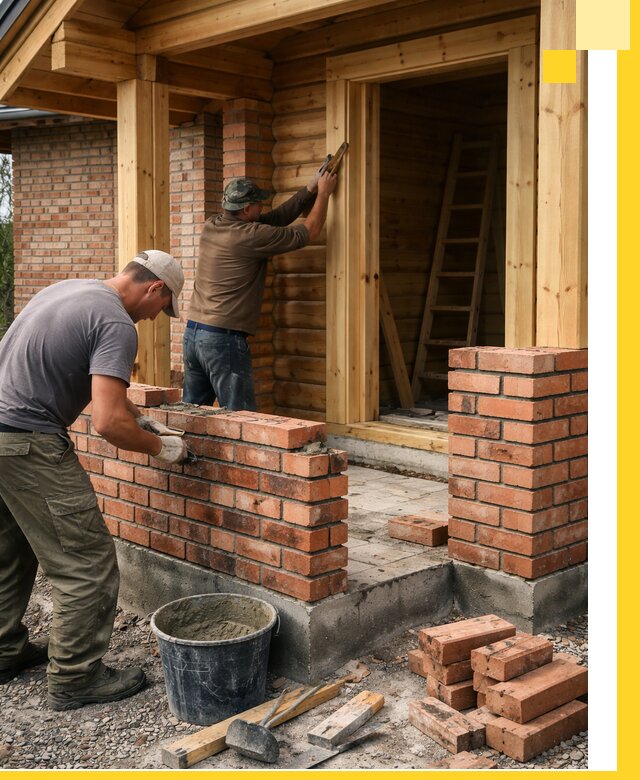 Строительство кирпичных бань под ключ в Ейске с гарантией качества