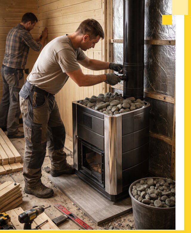 Проектирование и строительство парилок для бани в Ейске под ключ