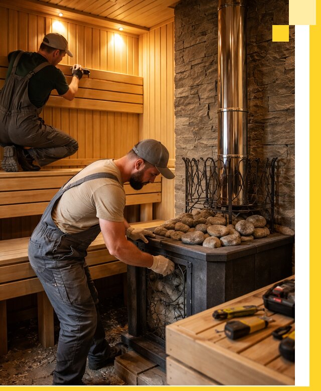 Комплексный дизайн бань, саун и зон отдыха в Ейске