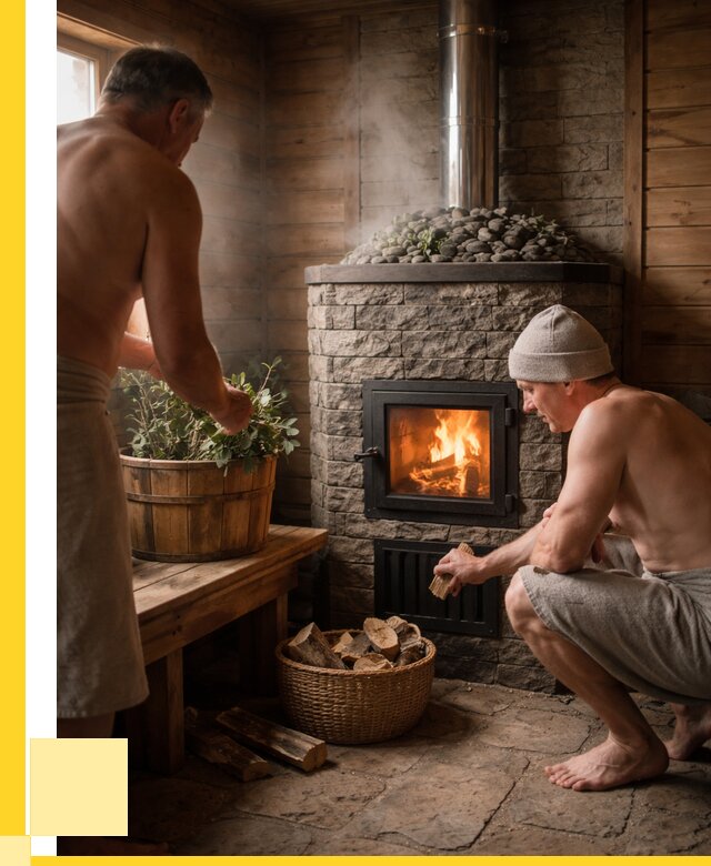 Банные печи под ключ в Ейске от 46377 р. | ЭриданЕск кирпичная