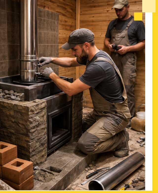 Изготовление и установка банных печей под ключ в Ейске