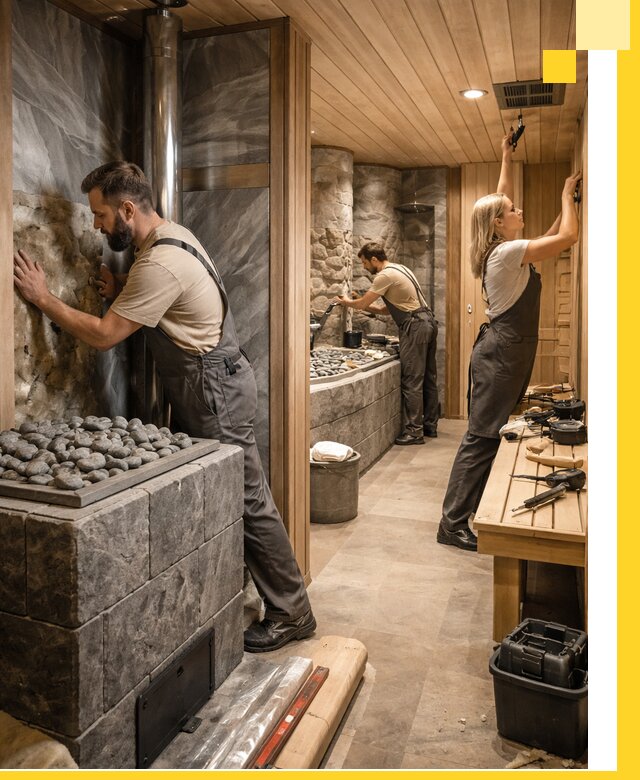 Строительство бань и SPA процедур в Ейске под ключ и отделкой